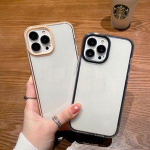 <span class=keywords><strong>Coque</strong></span> Simple 3-en-1 Compatible <span class=keywords><strong>iPhone</strong></span> 16 Pro Max 15 14 Plus 13 12 Pro 11 17 XR XS Max 7 8 SE2 <span class=keywords><strong>Transparente</strong></span> - Product Image 2