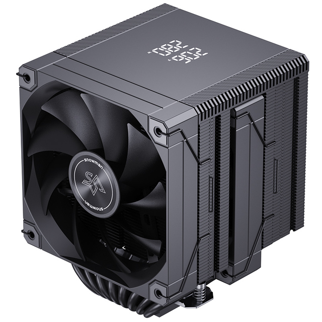 SNOWMAN Direct Contact CPU Cooler for Intel & for AMD Maximum Heat Dissipation with Efficient Heat Pipes for Gaming Builds