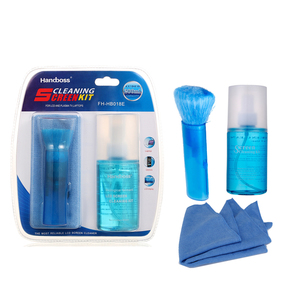 Kit de nettoyage d'écran <span class=keywords><strong>3</strong></span> en 1 avec brosse pour TV Nettoyeur d'écran LED pour PC Monitor Laptop Tablet Pad Keyboard Cleaner - Product Image 2