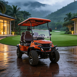 Voiture <span class=keywords><strong>de</strong></span> golf tout-terrain <span class=keywords><strong>de</strong></span> haute qualité à <span class=keywords><strong>4</strong></span> <span class=keywords><strong>places</strong></span> avec batterie au lithium et auvent <span class=keywords><strong>de</strong></span> pluie, adaptée aux terrains <span class=keywords><strong>de</strong></span> golf - Product Image 1