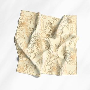 Écharpe en soie personnalisée pour femmes, foulard pour femmes, écharpe en soie pour hommes - Product Image 5