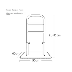 Garde-corps en forme de S pour lit médical Garde-corps en acier inoxydable Garde-corps en aluminium pour lit à vendre - Product Image 6
