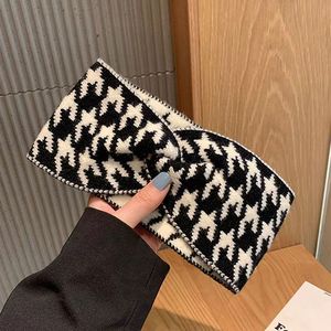 Dệt Tóc Ban Nhạc Rộng Vành Cổ Điển Thắt Nút Tóc Ban Nhạc Vải Đàn Hồi <span class=keywords><strong>Headband</strong></span> Phụ Kiện Tóc Cho Cô Gái - Product Image 5