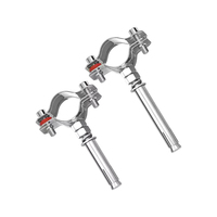 Écrou d'expansion en acier inoxydable 304, collier de serrage pour tuyau, support de fixation M8 pour montage mural et plafond en béton