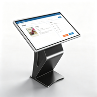 Kiosco de Información Táctil Infrarrojo de Alta Luminosidad Tipo K de 43 Pulgadas para Uso en Interiores, Compatible con LAN, WIFI, Salida HDMI, Software CMS Gratuito