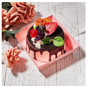 Boîte d'emballage pour gâteau roulé - carrée et transparente. Pâtisserie au tiramisu. Boîte d'emballage pour pain <span class=keywords><strong>sandwich</strong></span>. Boîte à pain. - Product Image 5