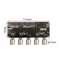 ZK-PRO1 ateş HIFI ön sahne ton kurulu Stereo yüksek düşük bas Subwoofer Op Amp JRC2068