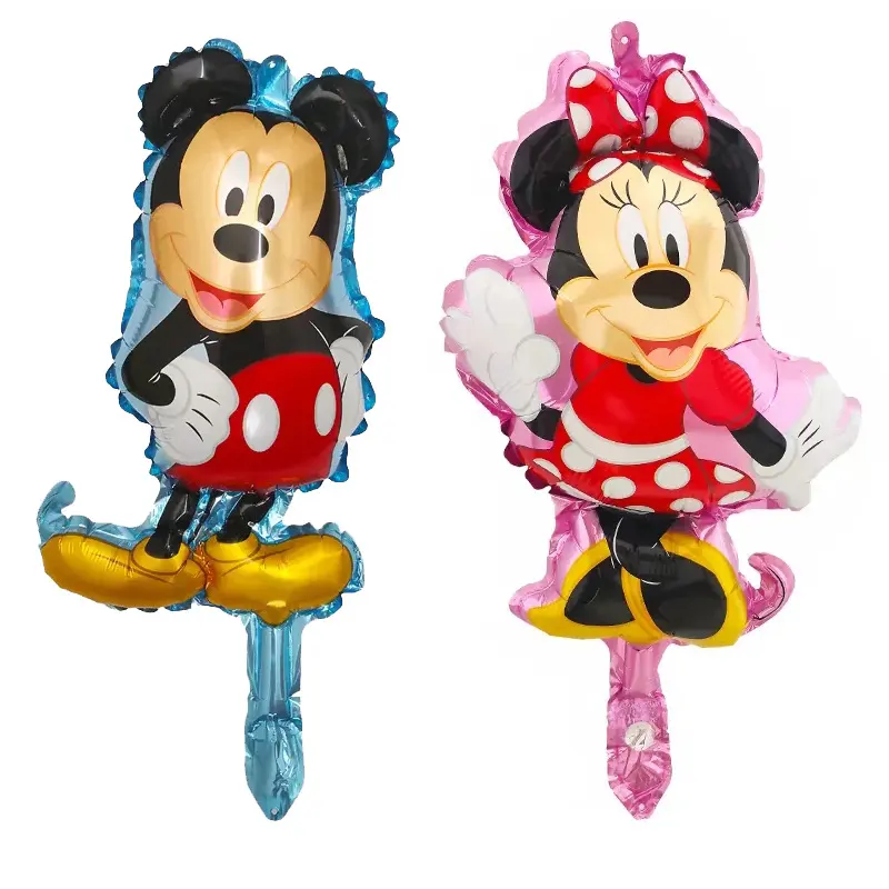 Hot design mini size Mickey Minnie foil balloons cartoon balloon for kids toy children's birthday party decoration