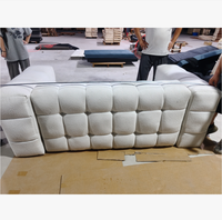 Nouveau design, tapis de haute qualité, grand canapé de luxe classique blanc pour salon, canapé d'angle 2 places en tissu laine d'agneau