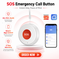 18 ans d'expérience en exportation OEM/ODM, bouton SOS WiFi Tuya, alarme d'urgence, CE FCC RoHS, dispositif d'alerte médicale intelligent pour personnes âgées, PST-SOS-01