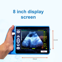 BTS N40 layar LED 8 inci portabel pegangan mesin ultrasound probe cembung kehamilan domba anjing sapi kuda hewan & dokter hewan
