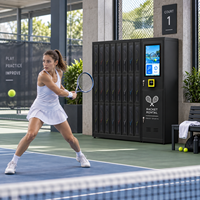 Otomatik Spor Ekipmanları Dolabı Kiralama, Padel Raketi ve Top Dolabı, Padel Kulüpleri için Akıllı Kiralama Dolabı
