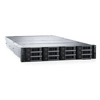 Servidor Original Dell R760xd2, Servidor en Rack Intel Xeon, Servidor en Rack 2U, 32 Ranuras de RAM