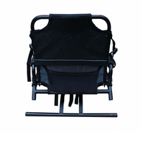 360 °   Siège de kayak rotatif extra large, pliable, avec accoudoirs, cadre en aluminium
