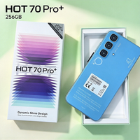Dernier Cri en Matière de Design : Smartphone Android 15 Hot 70 Pro, Écran HD LTE 6,8 Pouces, Processeur Dix Cœurs, 16 Go + 256 Go, Batterie 5000 mAh