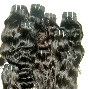Unprocessed High Quality Indian Remy Human Hair Extension Shedding & Tangle Free <b>Machine</b> Double Weft Weaving 100g - Product Image 1