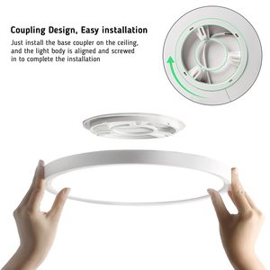 12W 18W Ultra sottile Radar sensore di movimento LED <span class=keywords><strong>luminari</strong></span> del soffitto per l'uso nei corridoi scale del complesso di appartamenti - Product Image 3