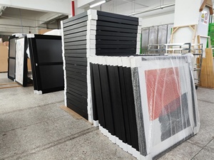 Vải nghệ thuật màu đen vàng hoa dòng tác phẩm nghệ thuật trừu tượng tường nghệ thuật vẽ tranh áp phích in với kính rõ ràng Acrylic trắng mat - Product Image 5