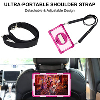 Étui robuste en silicone pour tablette PC avec support rotatif à 360°, dragonne et bandoulière pour Samsung Galaxy Tab A 10.1 OEM ODM