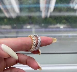 Dylam Sterling Silver <b>Cz</b> <b>Rings</b> Silver <b>Rings</b> Real 925 Sterling Silver Iced Out Baguette Cubic Zirconia <b>Rings</b> for Women - Product Image 6
