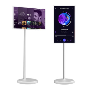 21.5 pouces Lcd multi-touch écran <span class=keywords><strong>Smart</strong></span> <span class=keywords><strong>tv</strong></span> intérieur Android 12 publicité signalisation numérique Portable Mobile au sol debout <span class=keywords><strong>Smart</strong></span> <span class=keywords><strong>TV</strong></span> - Product Image 1