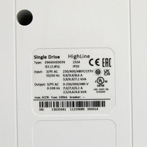 อะไหล่แท้ใหม่ E94ASHE0074 3.0kW พลาสติกไดรฟ์ ผลิตในเยอรมนี รับประกัน 3-12 เดือน จัดส่งรวดเร็ว-อะไหล่อุตสาหกรรมอัตโนมัติ - Product Image 6