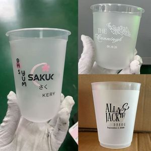 แก้วน้ำชาผลไม้สดแบบฉีดพลาสติกขนาด 8 ออนซ์ 500/700 มล. 12 ออนซ์ สีสันไม่จำกัด  รับทำตามสั่ง  พร้อมป้ายชื่อ  ราคาโรงงาน  ผ้าเช็ดปากแบบมีลาย - Product Image 2