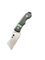 Couteau de survie pliable en acier D2 avec manche en G10 |   Couteau de chasse et de camping de précision CNC, personnalisation OEM avec logo