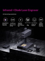 Máquina de Marcado Láser, Máquina de Codificación de Doble Luz para Materiales Plásticos y Acero Inoxidable, Máquina de Grabado Automática para Metales Pequeños