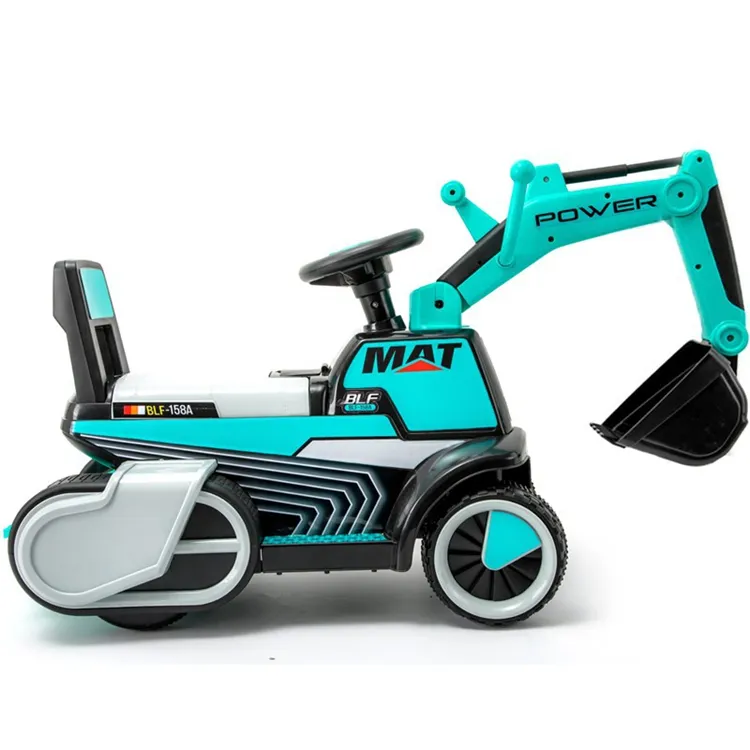 電気おもちゃの車に乗る子供電気掘削機おもちゃの子供屋外砂掘りツール車
