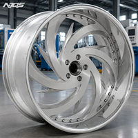 Jantes concaves NJQS BRAND 22 24 26 5x114.3, jantes dorées Rucci forgées