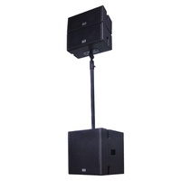 Sinbosen AO-12B RMS 400w grand puissant système audio dj actif son basse haut-parleur alimenté 12 pouces subwoofer