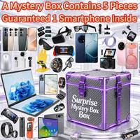 Boîte mystère avancée 100% garantie avec smartphone inclus, montres connectées, écouteurs, électronique de nouveauté et cadeaux aléatoires