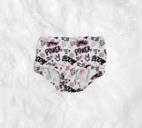 Sous-vêtements en viscose de bambou à 95% avec imprimé de dessins animés pour enfants, filles, sous-vêtements pour enfants