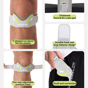 2026 Nuevo Cinturón de Rótula Deportivo Ligero de Neopreno con Almohadilla de Silicona para Alivio del Dolor de <span class=keywords><strong>Rodilla</strong></span>, Antideslizante para Correr y Baloncesto - Product Image 4
