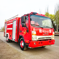 Camion de pompiers diesel à 6 roues, transmission 4x2, avec pompe à mousse pour la lutte contre les incendies d'urgence en zone urbaine et industrielle