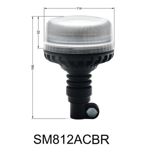 Luz de Advertencia LED de Dos <span class=keywords><strong>Colores</strong></span>, Montaje Flexible en Tubo, ECE R65 ECE R10, 36 LED, 12-24V, IP66, Luz Estroboscópica de Emergencia y Rescate - Product Image 2