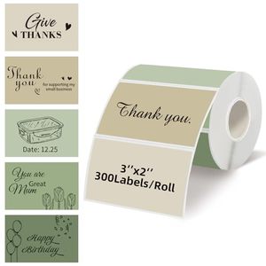 Étiquettes thermiques autocollantes personnalisées pour usage industriel et domestique, codes-barres, adresses postales, autocollants d'expédition, thermiques économiques - Product Image 1
