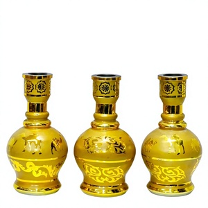 Base para Narguile de Diseño Desértico en Oro Mate Premium - Product Image 3