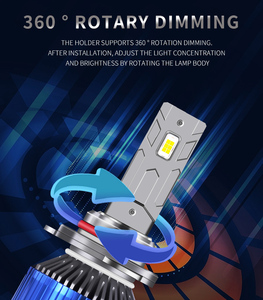 Công suất cao A98 120W LED Bóng đèn H7/H11 CANBUS tự động hệ thống chiếu sáng A5 mô hình 6500K Đồng đôi ống sương mù/lái xe đèn pha cho xe ô tô - Product Image 4