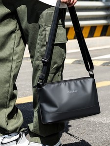 New Fashion Trend Zipper Shoulder Bag Simple Versatile Casual Crossbody Bag Men's Portable Niche <b>Waterproof</b> <b>Backpack</b> - Product Image 5
