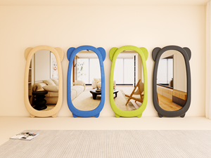 Usine En Gros Ins/Tiktok Style Flanelle Irrégulière Ondulée Mangue Arquée Corps Complet <span class=keywords><strong>Dressing</strong></span> Miroir Pour Salon Maquillage Espejo - Product Image 6