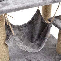 140 cm Luxe Chat arbre D'escalade pour chats Moderne Meubles arbre à chat haute Château