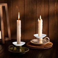 50pcs bougeoirs en plastique blanc réutilisables vigile bougies protecteur goutte à goutte pour les cérémonies de la veille du mariage commémoratif de l'église