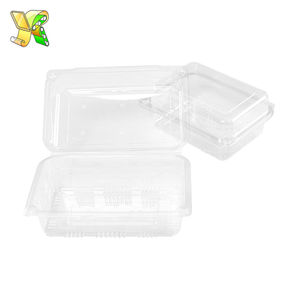 Kunststoff transparente Box Lebensmittel zum Mitnehmen chinesische Lebensmittel Kunststoff box Kunststoff Einweg-Lebensmittel verpackung Box mit Deckel - Product Image 1