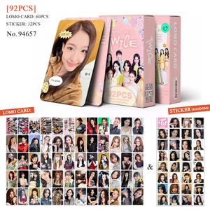 Nuove Carte Lomo <span class=keywords><strong>Kpop</strong></span> TWICE Bifacciali, Merchandise del Gruppo, Adesivi per Scrapbook Fai-da-Te, Collezione di Idoli, Carte Decorative ad Alta Definizione - Product Image 1