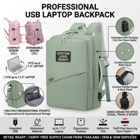 Sac à dos unisexe étanche avec port USB pour ordinateur portable, idéal pour l'école, le bureau, les voyages et les activités sportives en plein air – Vente en gros depuis la Chine