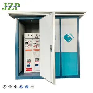 모바일 오일 변압기 500kva 1000kva 6kv 10kv 380v 220v 박스 컴팩트 변전소 3 상