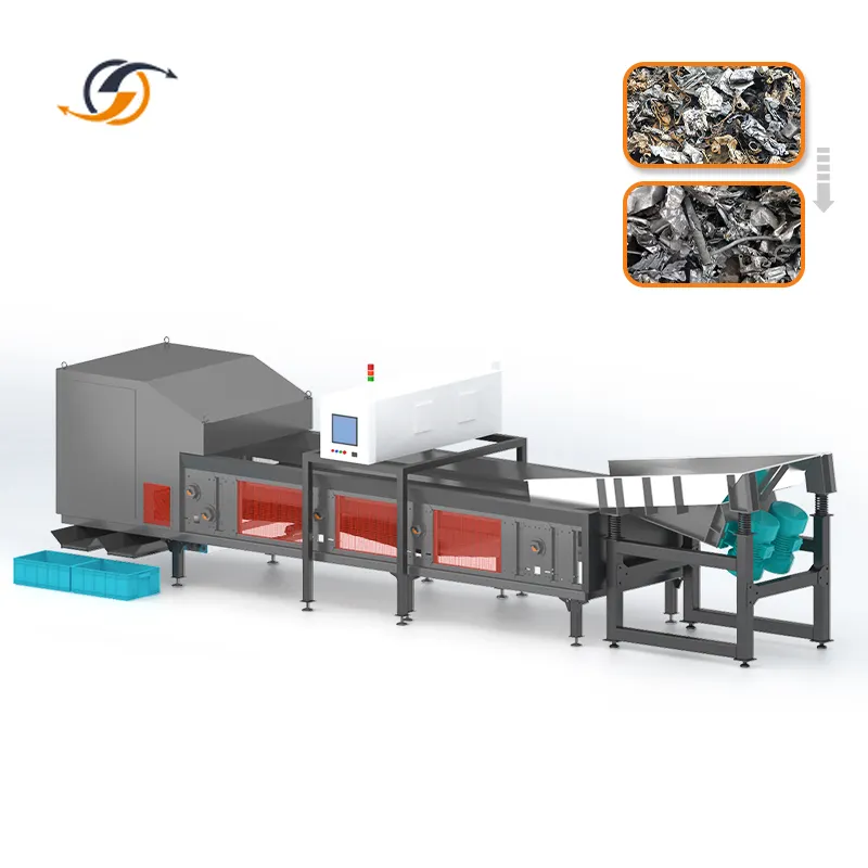 リサイクル機価格スクラップ金属アルミニウムプラスチックセパレーター機械廃棄物管理機械
