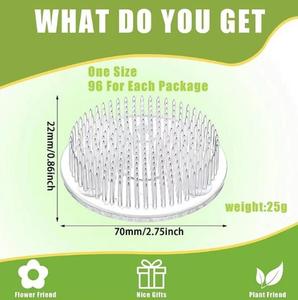 <span class=keywords><strong>Horticole</strong></span> Transparent épée montagne fleur arrangeur trois ventouse Clip Base en <span class=keywords><strong>plastique</strong></span> nouveauté et créative décoration de la maison - Product Image 4